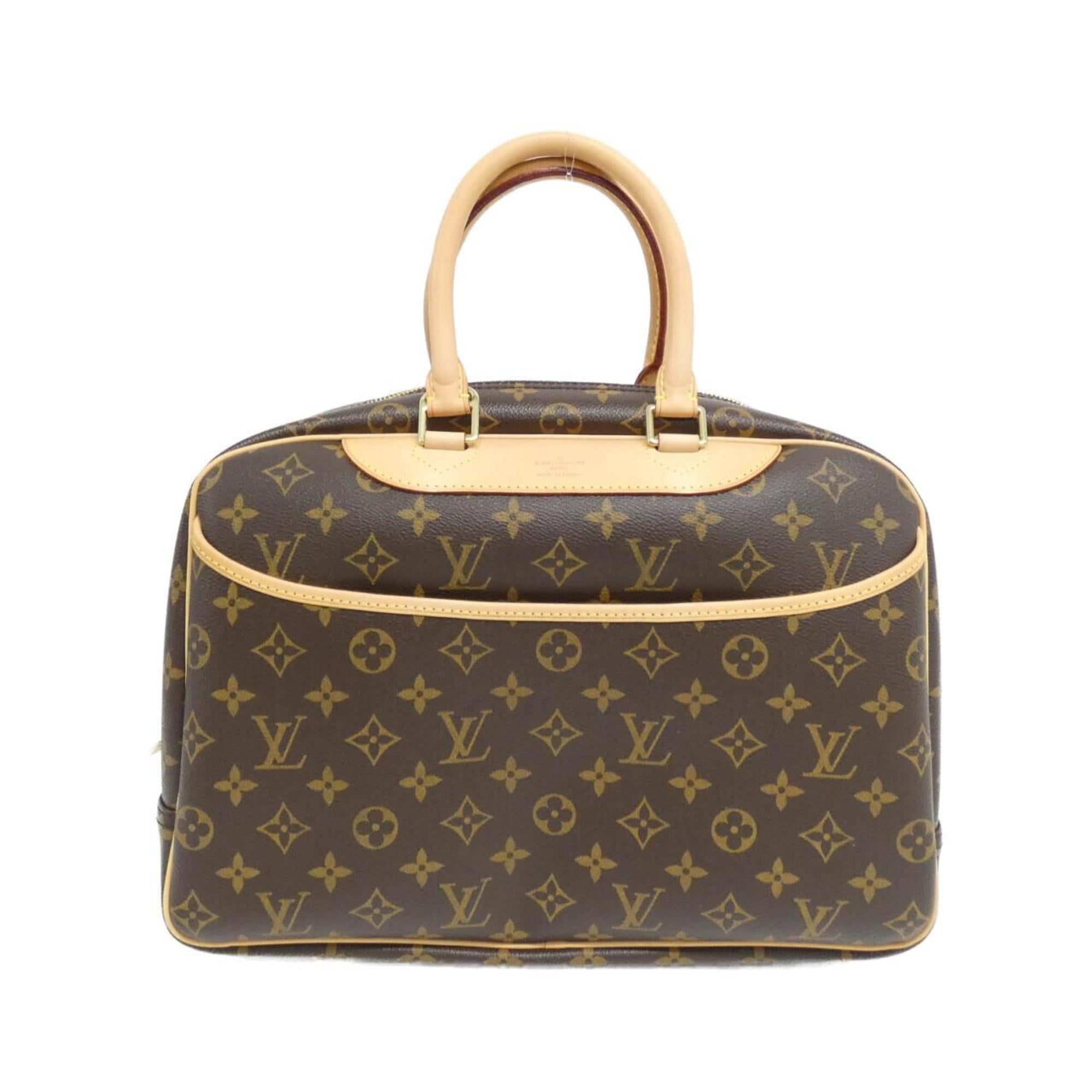 Louis Vuitton Marron Coated Canvas Handbag
