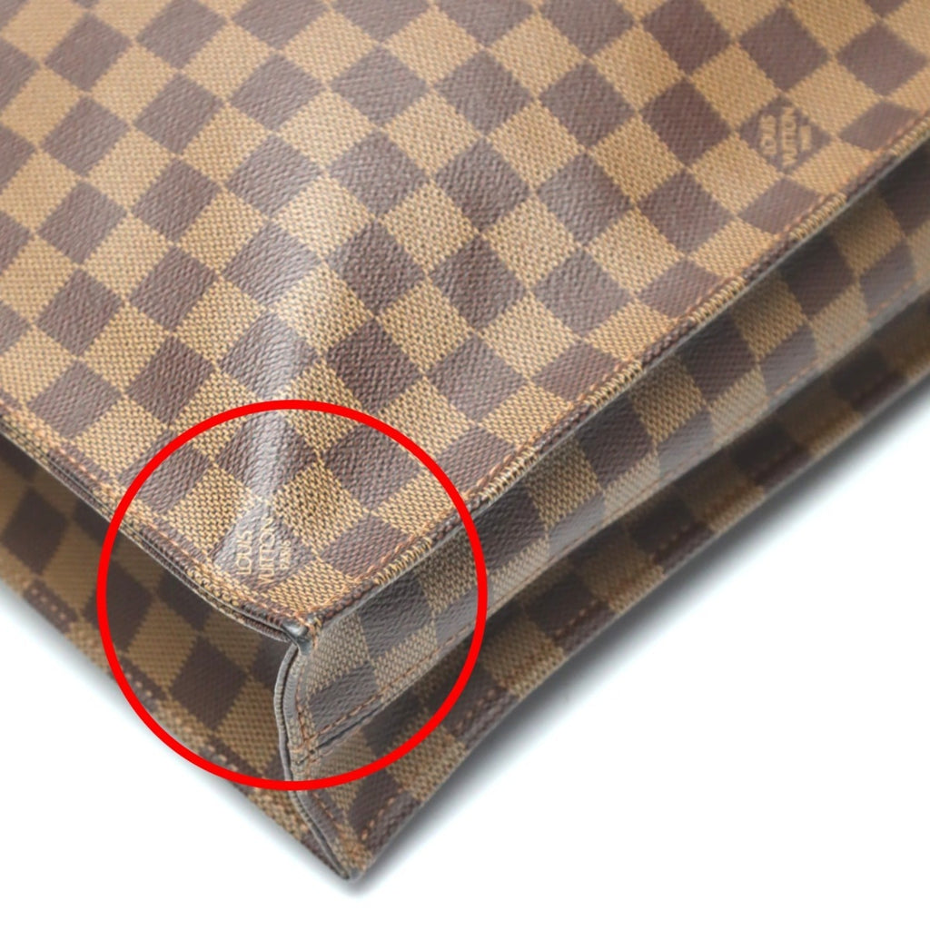Louis Vuitton Brown Damier Canvas Ebene Damier Canvas Handbag Tote Bag