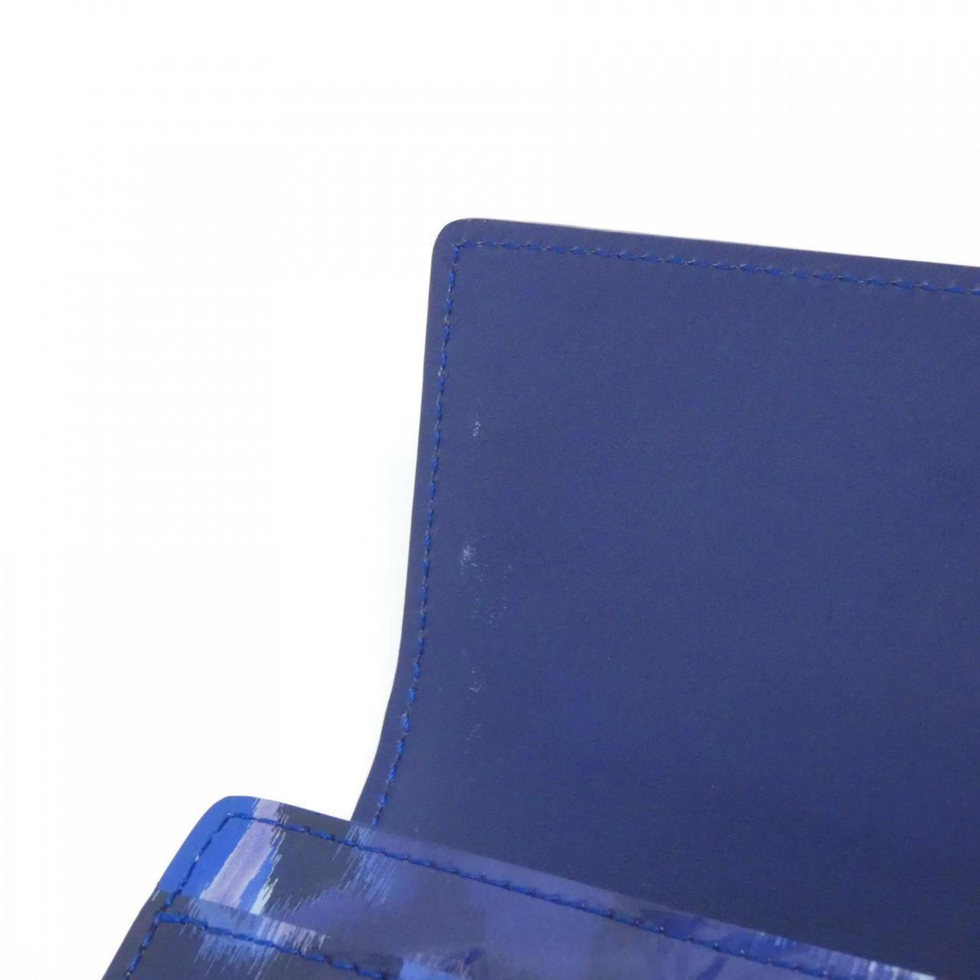 Louis Vuitton Blue Grand Blue Leather Long Wallet