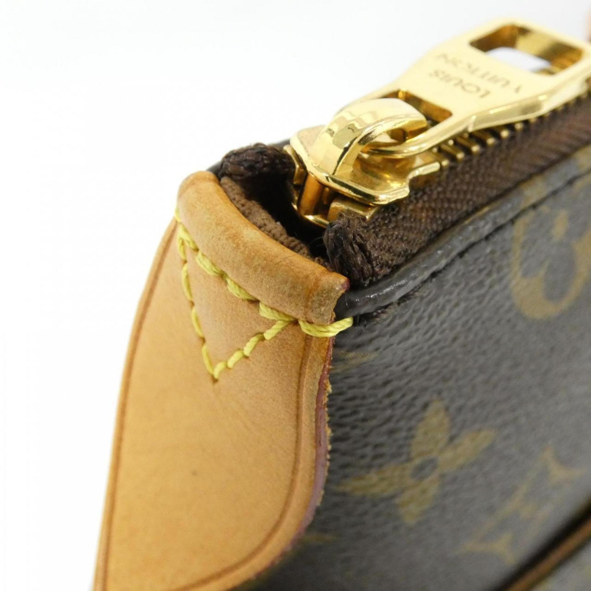 Louis Vuitton Brown Coated Canvas Handbag