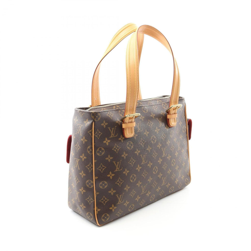 Louis Vuitton Brown Coated Canvas Pvc Monogram Leather Handbag