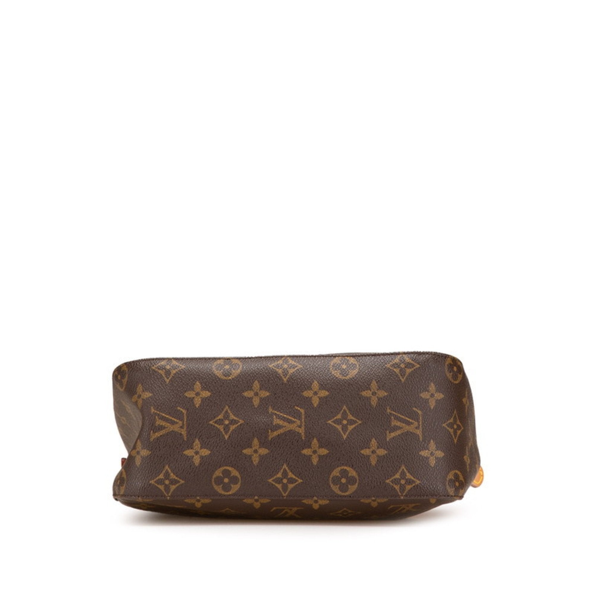 Louis Vuitton Brown Pvc Leather Handbag Shoulder Bag