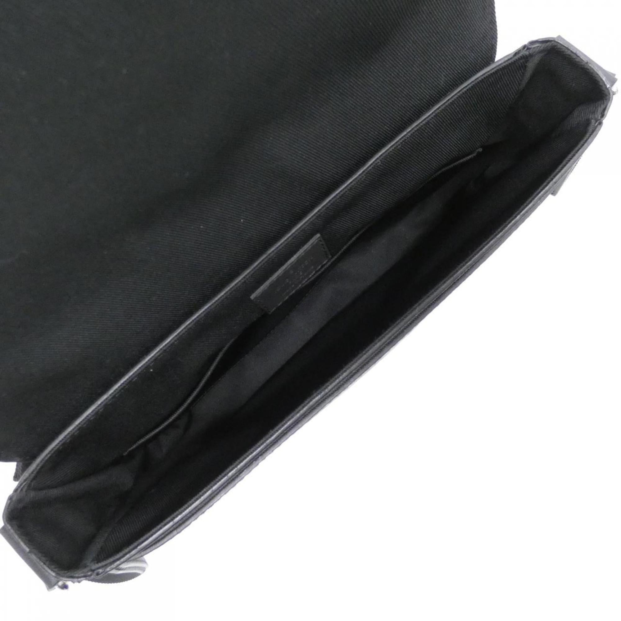 Louis Vuitton Black Leather Shoulder Bag
