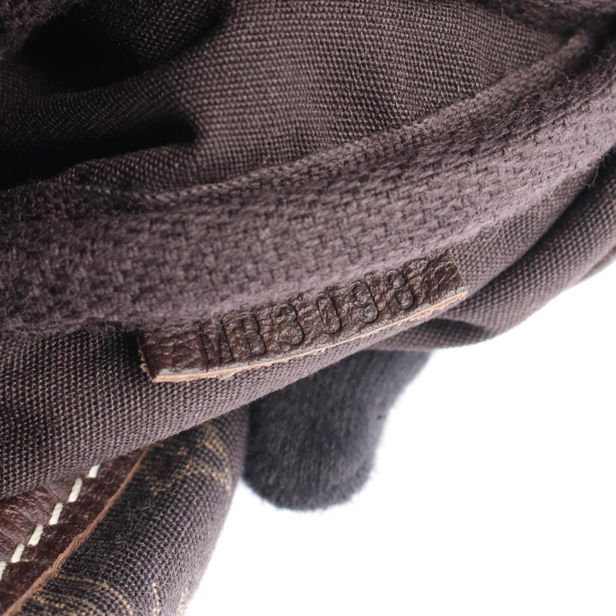 Louis Vuitton Brown Canvas Monogram Mini Leather Shoulder Bag