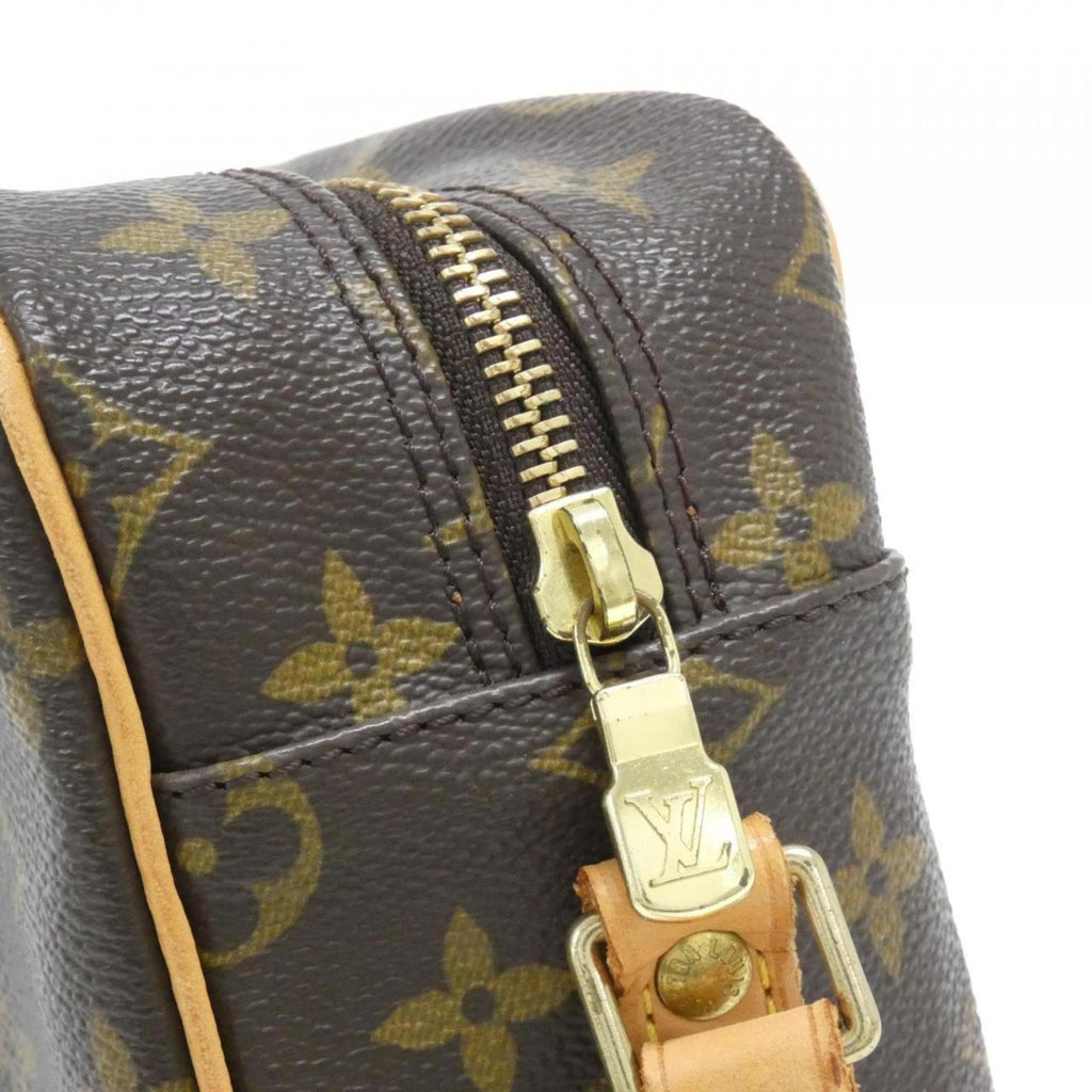 Louis Vuitton Brown Coated Canvas Shoulder Bag