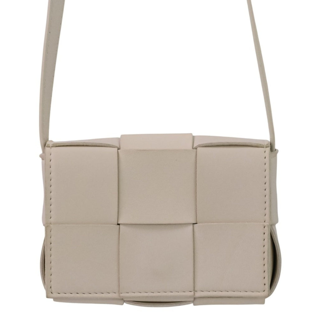 Bottega Veneta White Leather Shoulder Bag