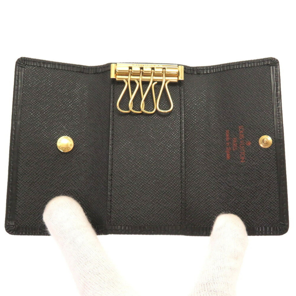 Louis Vuitton Epi Multicle 4 Black M63822 Row Key Case