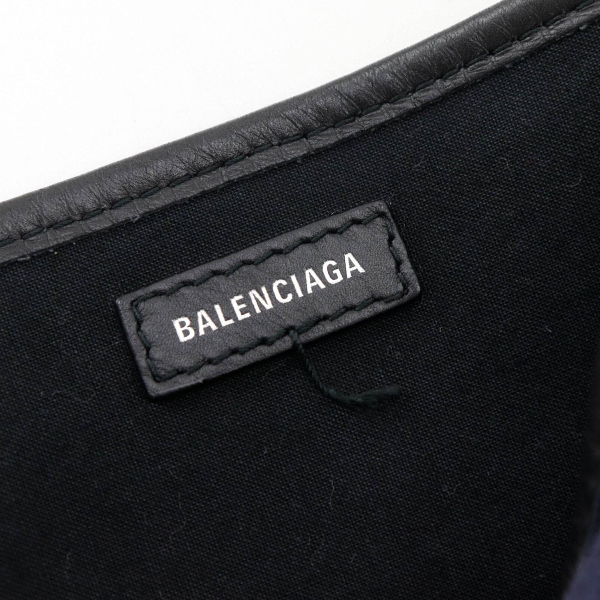 Balenciaga Navy Canvas Tote