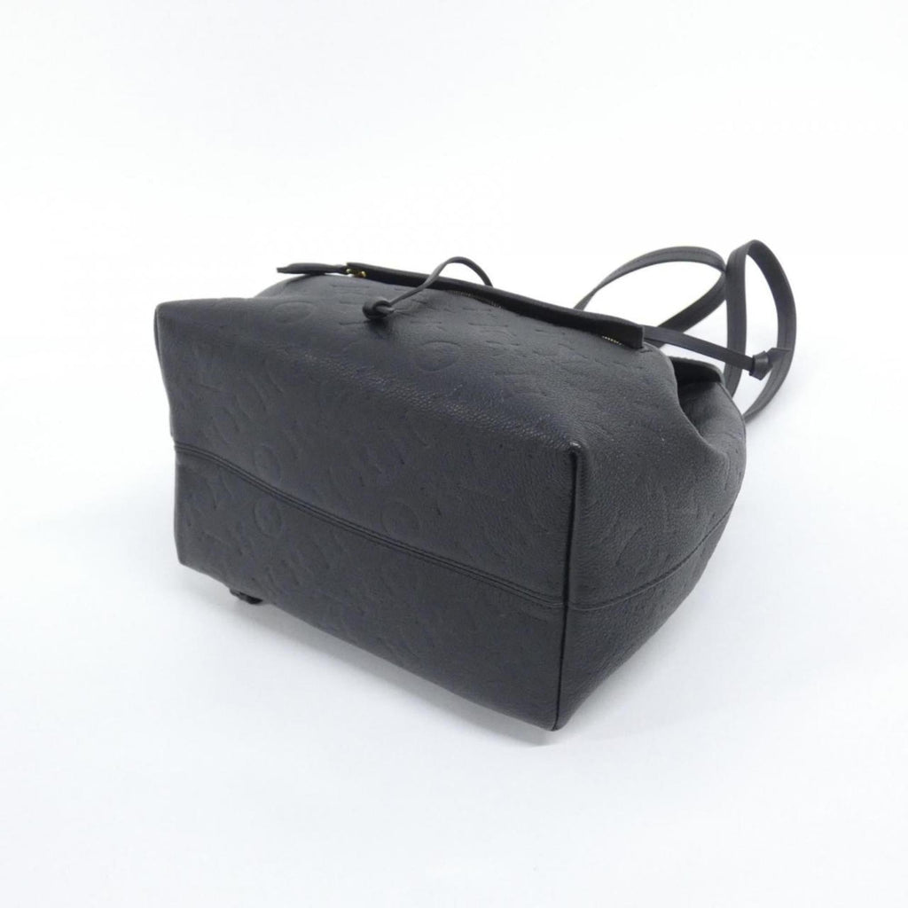 Louis Vuitton Black Leather Backpack