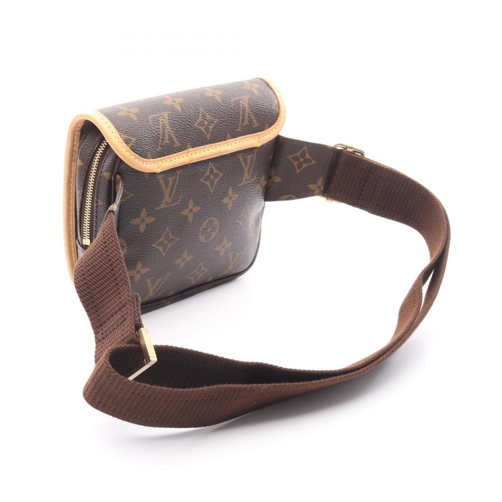 Louis Vuitton Brown Coated Canvas Pvc Monogram Leather Fanny Pack Sling Bag