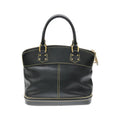 Louis Vuitton Black Leather Handbag