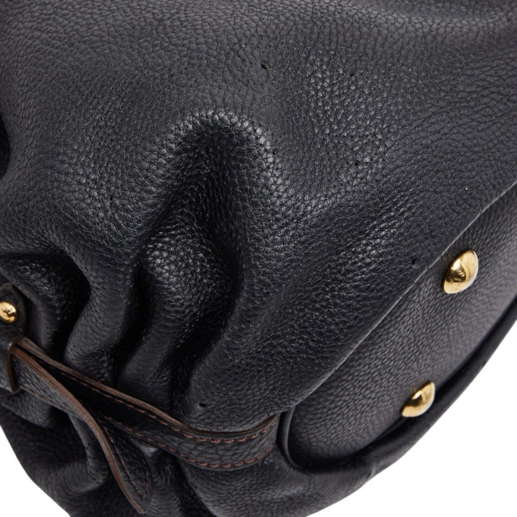 Louis Vuitton Black Noir Leather Shoulder Bag