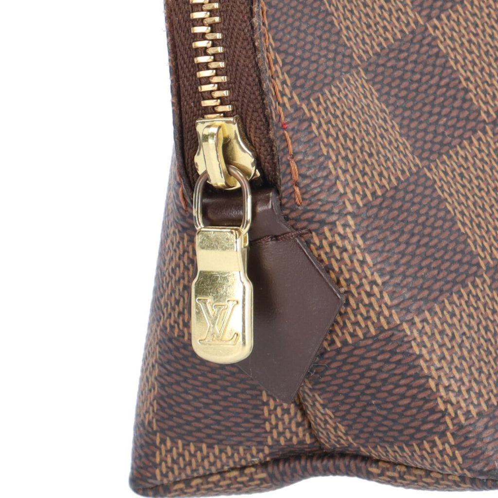 Louis Vuitton Damier Brown Damier Canvas Galle Damier Canvas Pochette Pouch