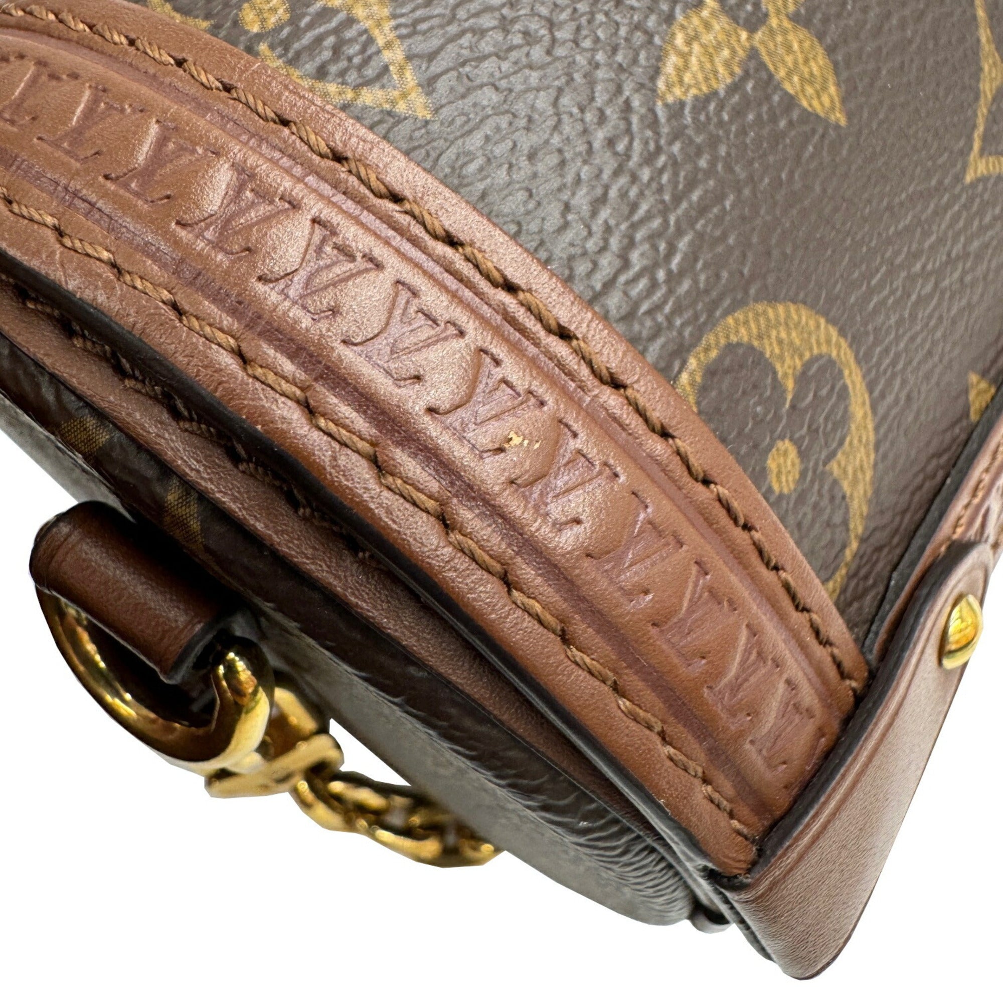 Louis Vuitton Brown Monogram Monogram Leather Shoulder Bag