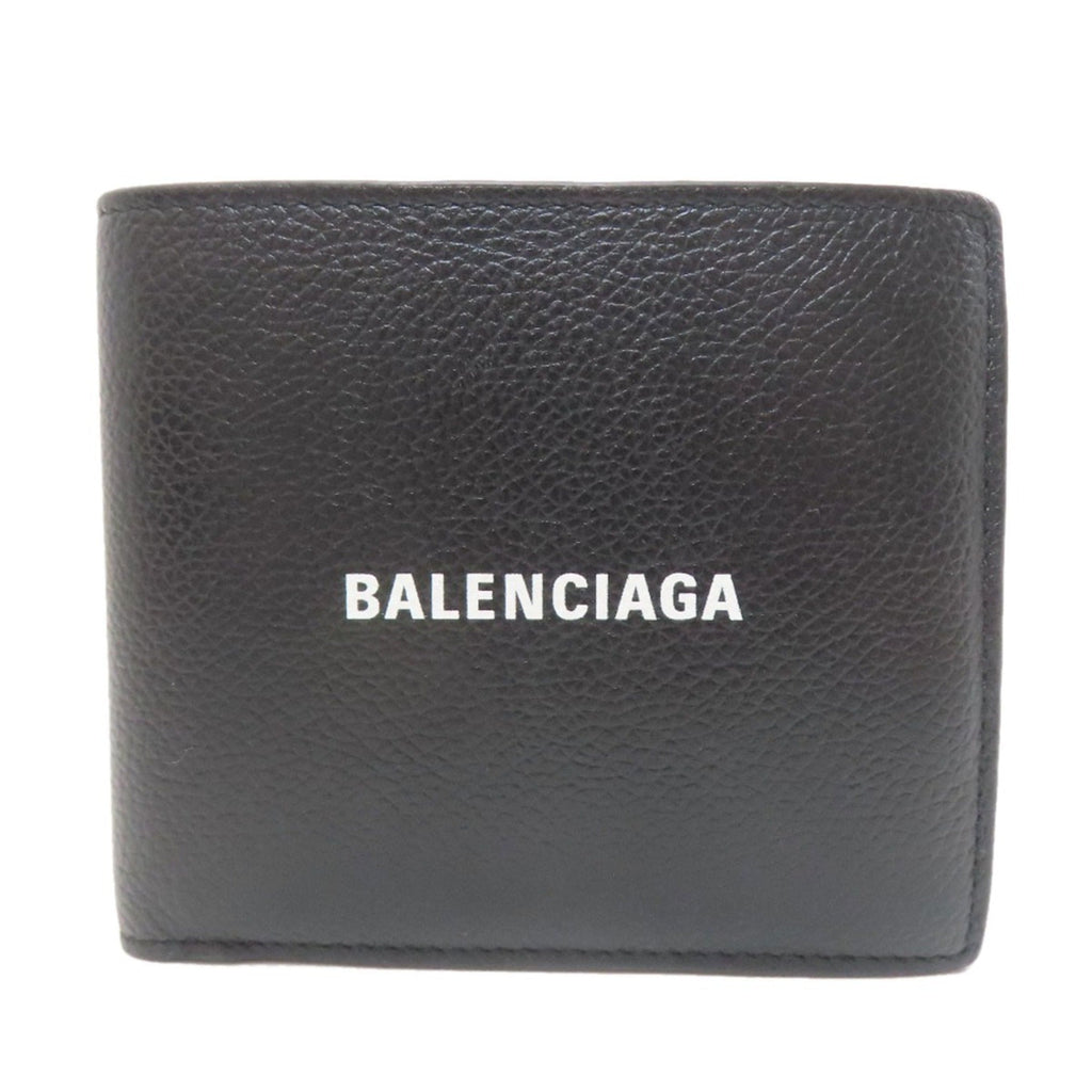 Balenciaga Black Leather Wallet (Bi-Fold)