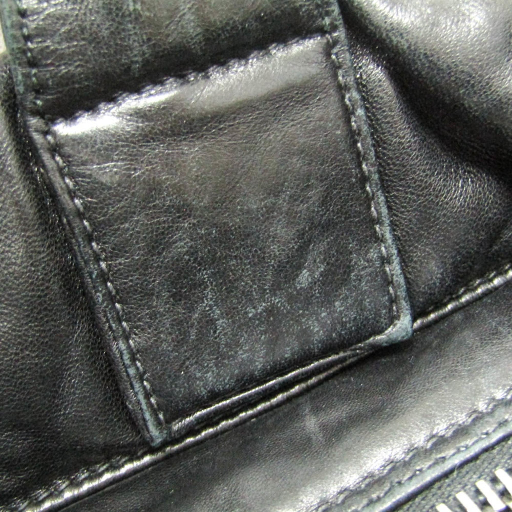 Prada Convertible Double Tote Nappa Leather And Tessuto Black Nylon Handbag