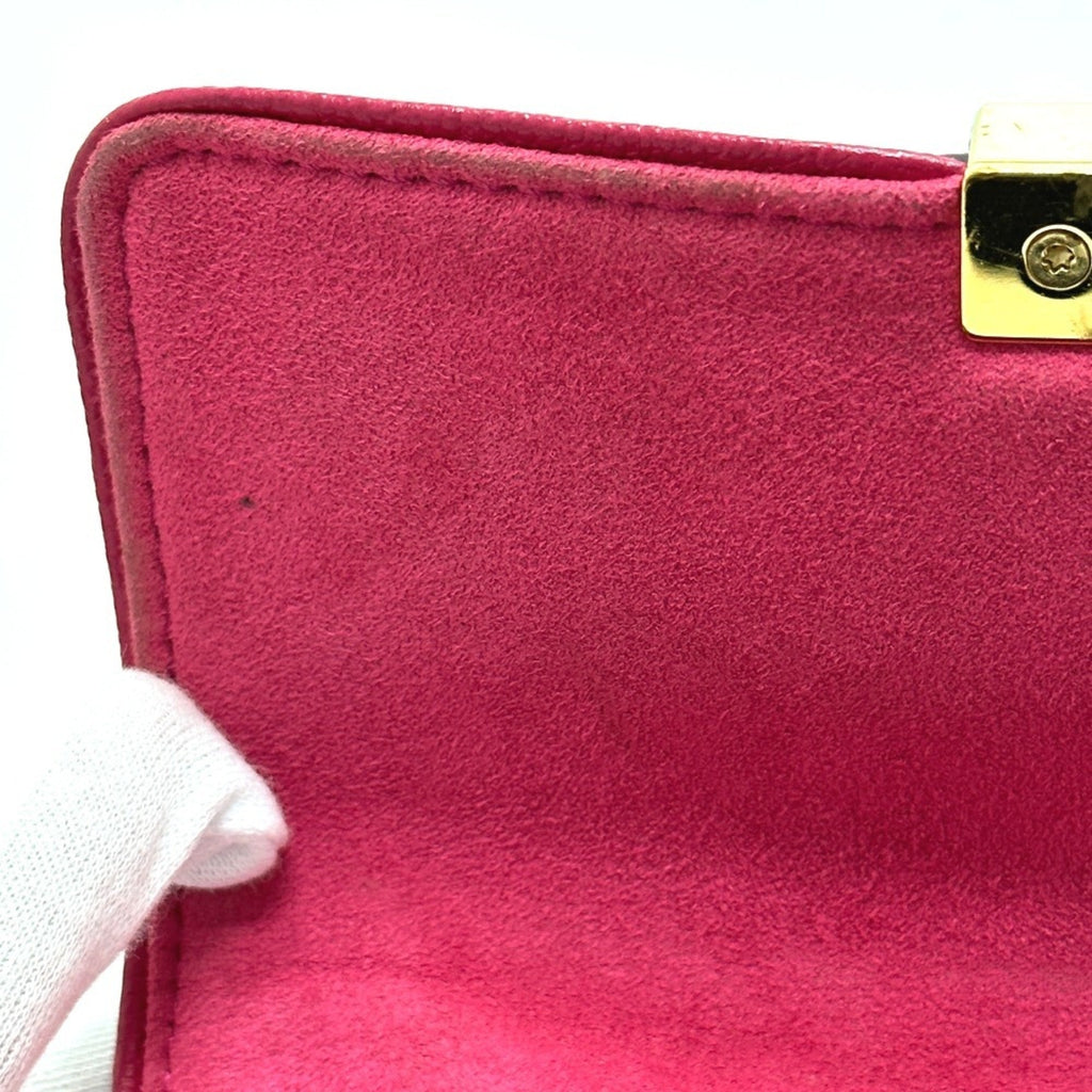 Louis Vuitton Red Color Monogram Empreinte Pochette Shoulder Bag