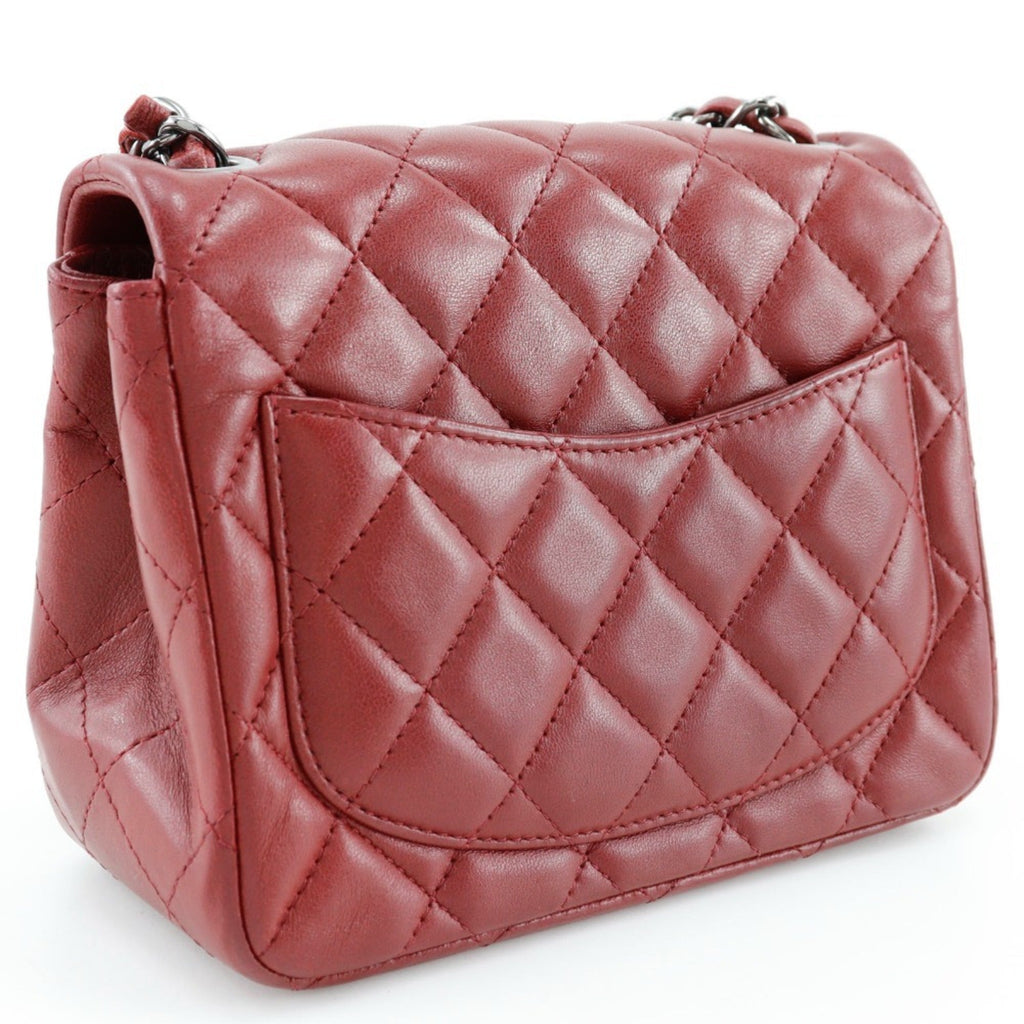 Chanel Red Color Leather Shoulder Bag