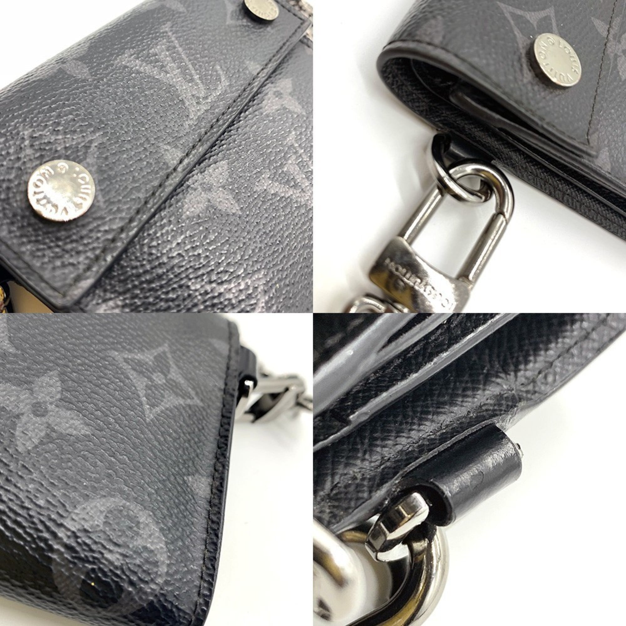 Louis Vuitton Monogram Eclipse Monogram Eclipse Monogram Eclipse Wallet (Tri-Fold)