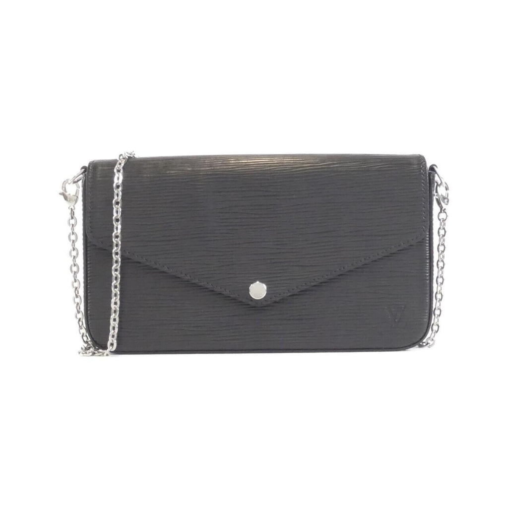 Louis Vuitton Epi Black Leather Pochette Shoulder Bag