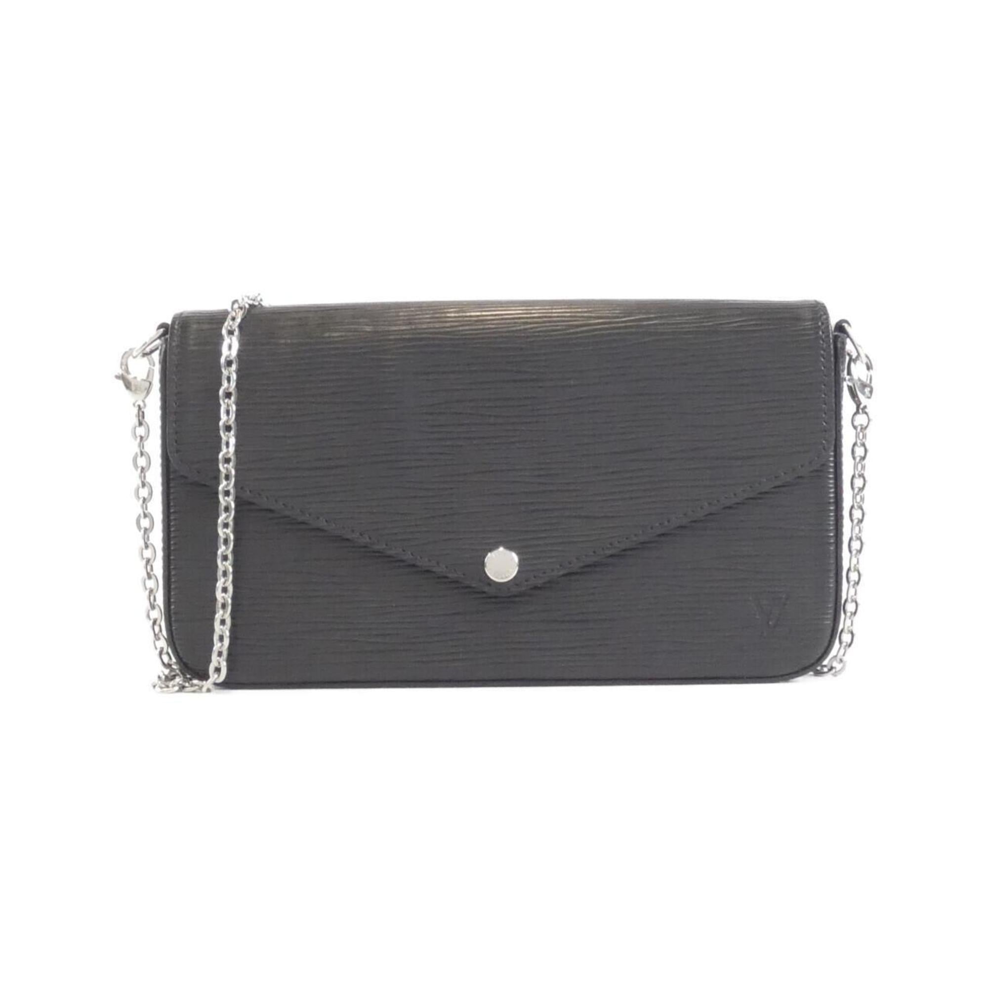 Louis Vuitton Epi Black Leather Pochette Shoulder Bag