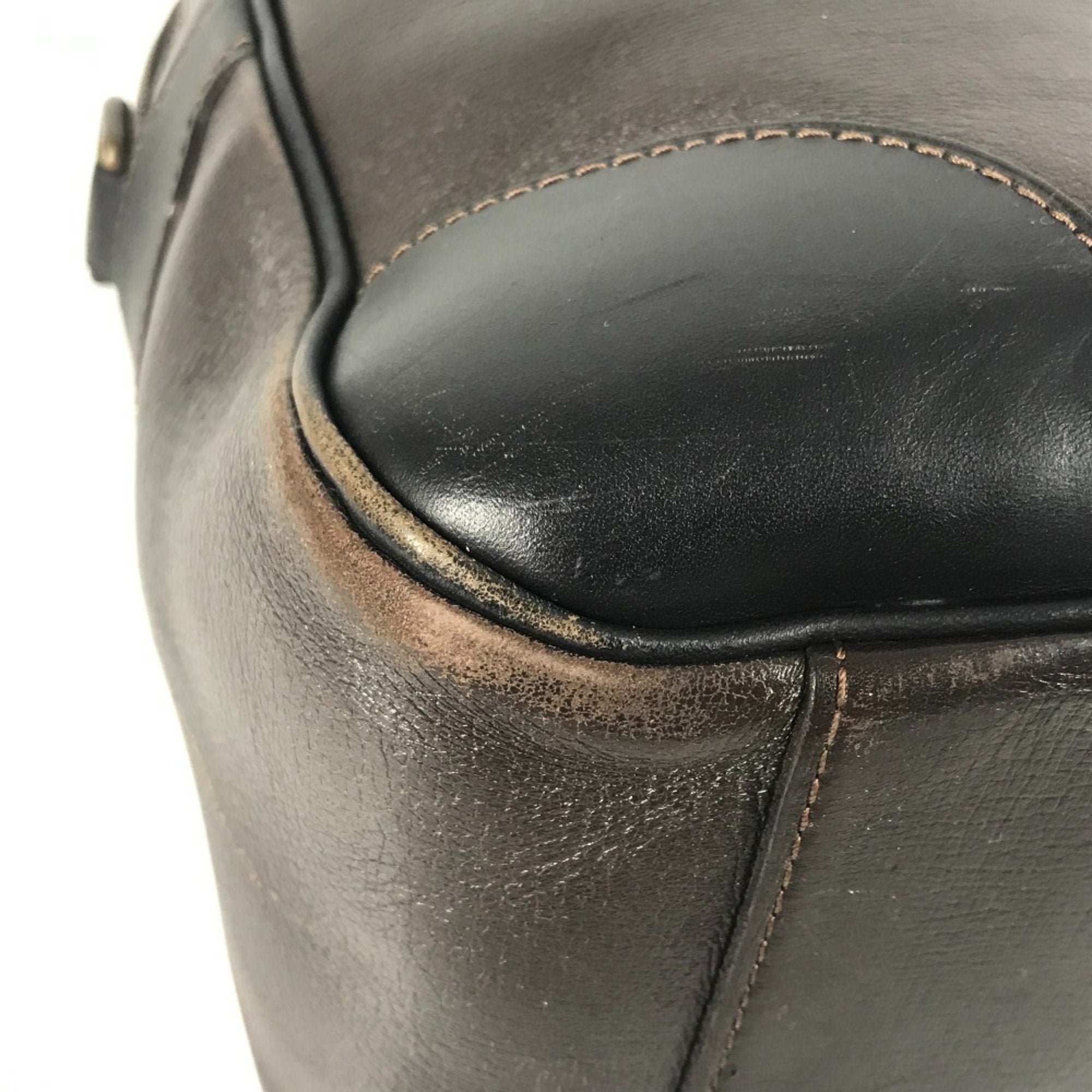 Louis Vuitton Brown Coffee Utah Leather Leather Briefcase Handbag Tote Bag