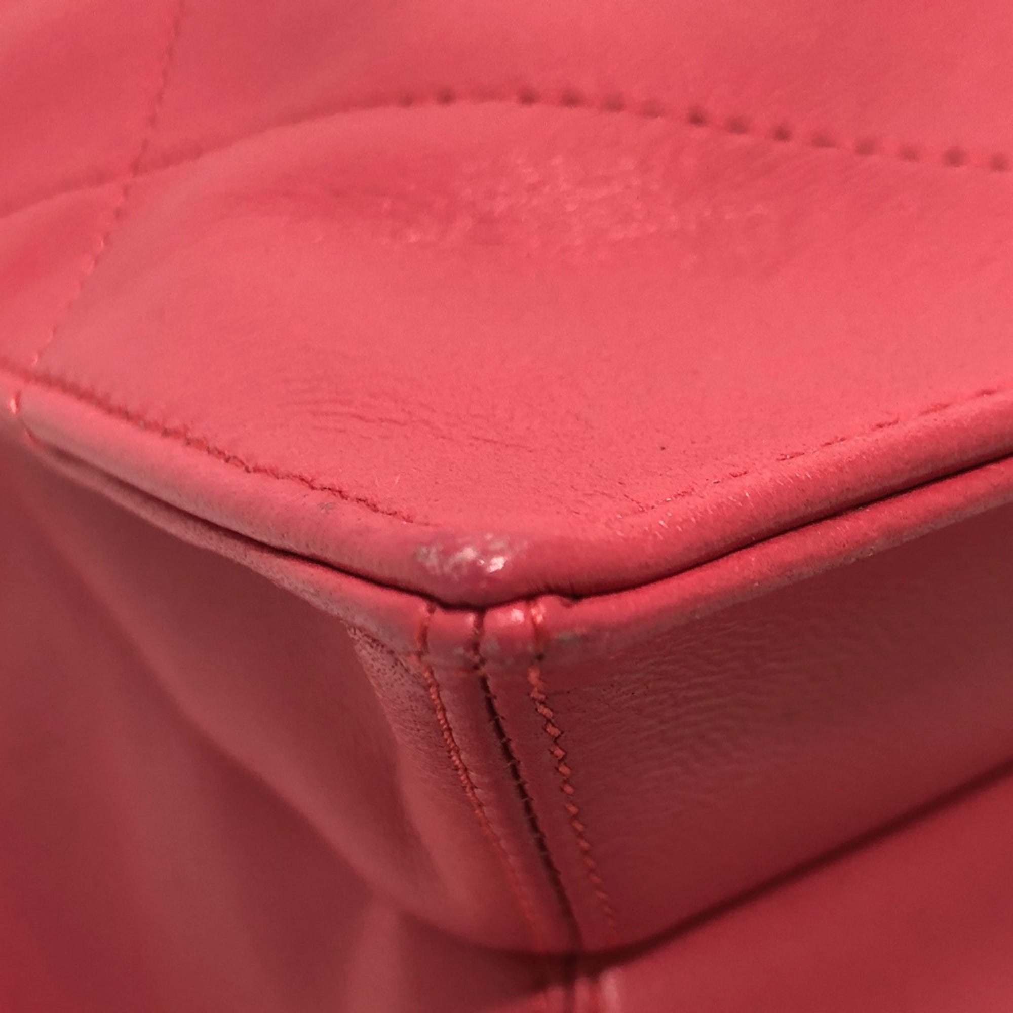 Chanel Pink Leather Handbag