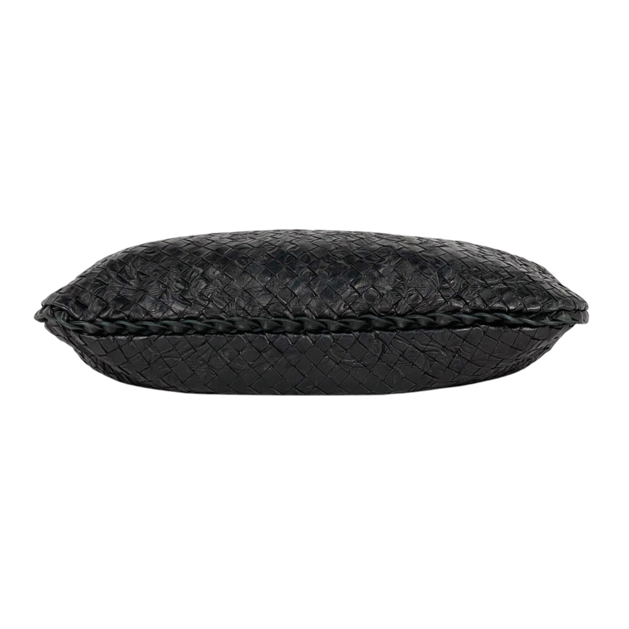 Bottega Veneta Black Leather Handbag Shoulder Bag