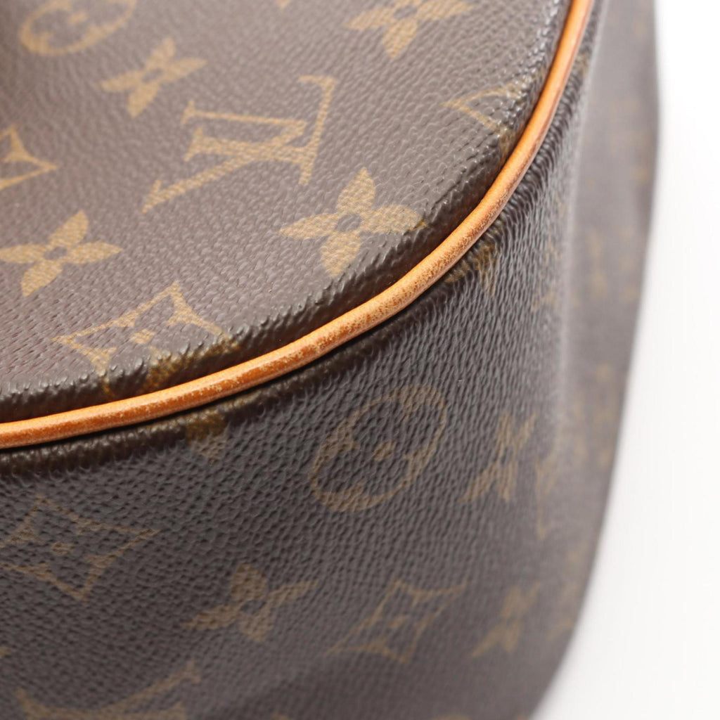 Louis Vuitton Monogram Brown Coated Canvas Leather Handbag