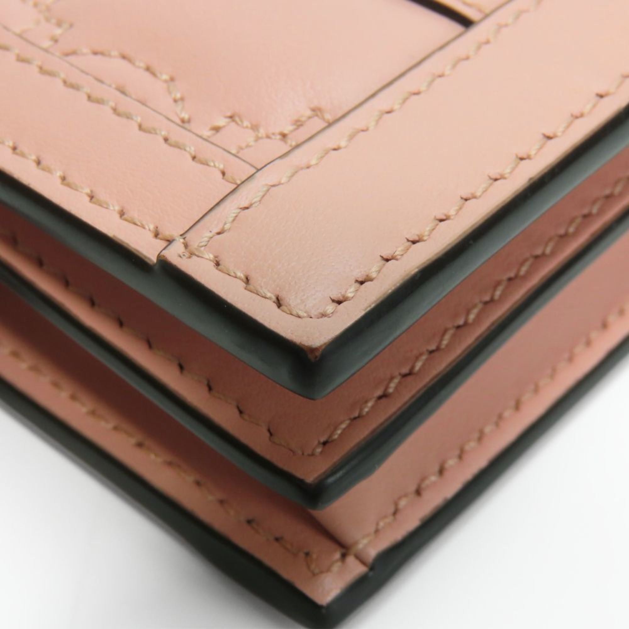 Gucci Pink Leather Wallet (Bi-Fold) (Pre-Owned)