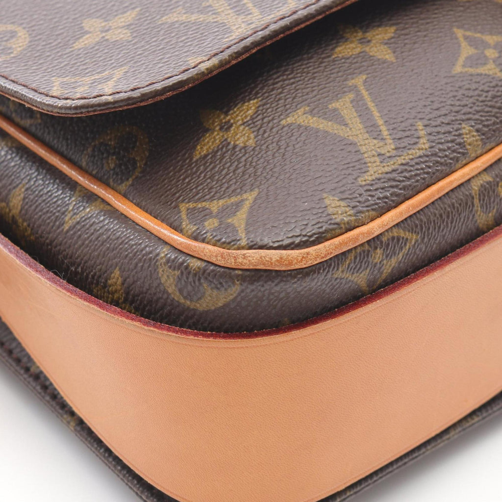 Louis Vuitton Brown Coated Canvas Pvc Leather Shoulder Bag