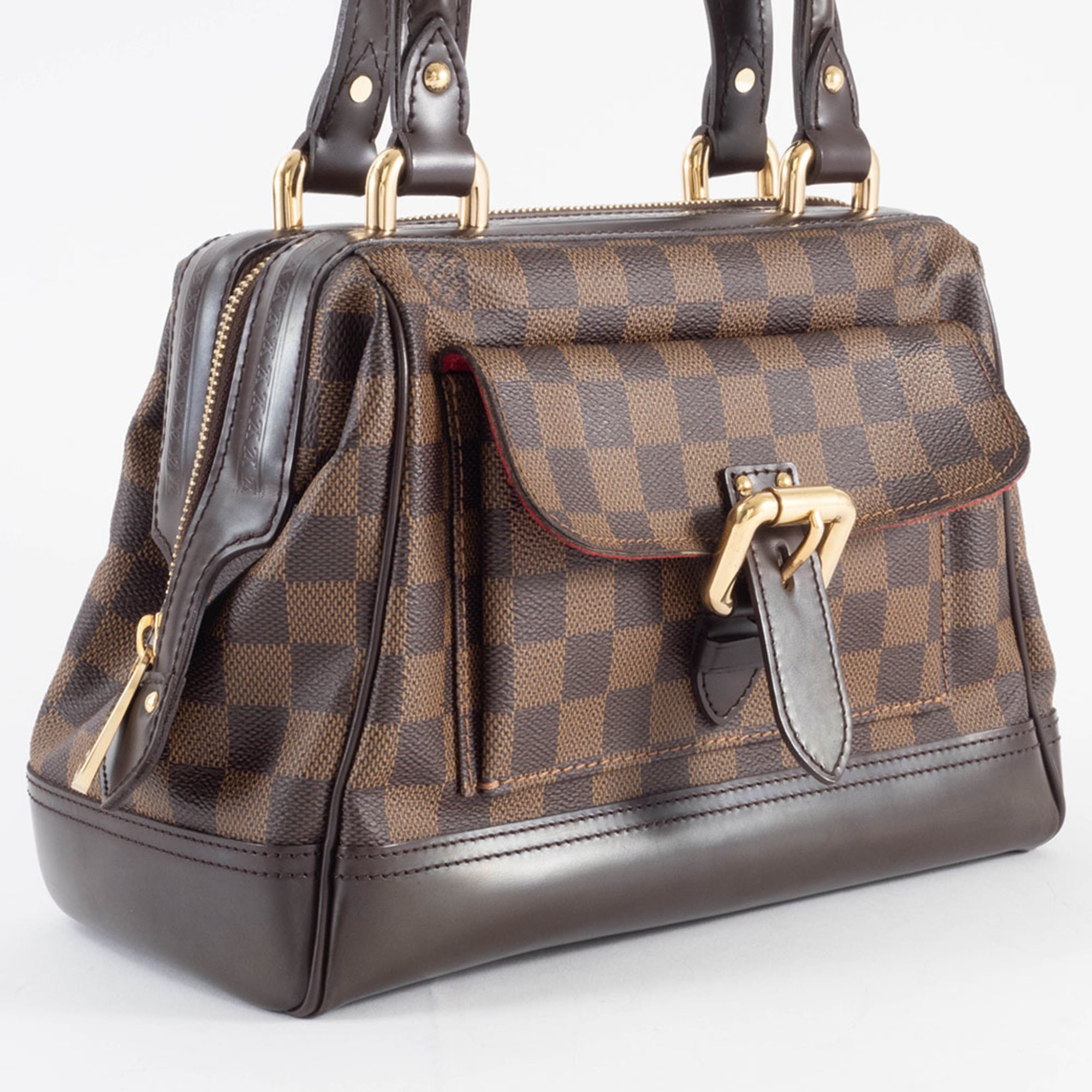 Louis Vuitton Damier Canvas Ebene Damier Canvas Handbag