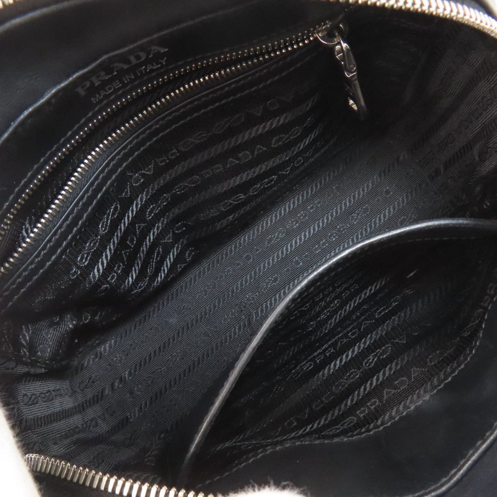 Prada Black Leather Shoulder Bag