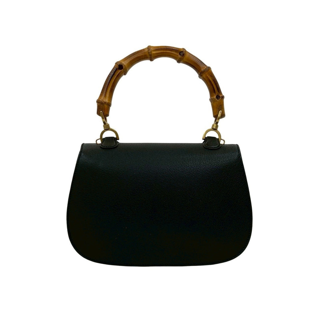 Gucci Black Leather Handbag (Pre-Owned)