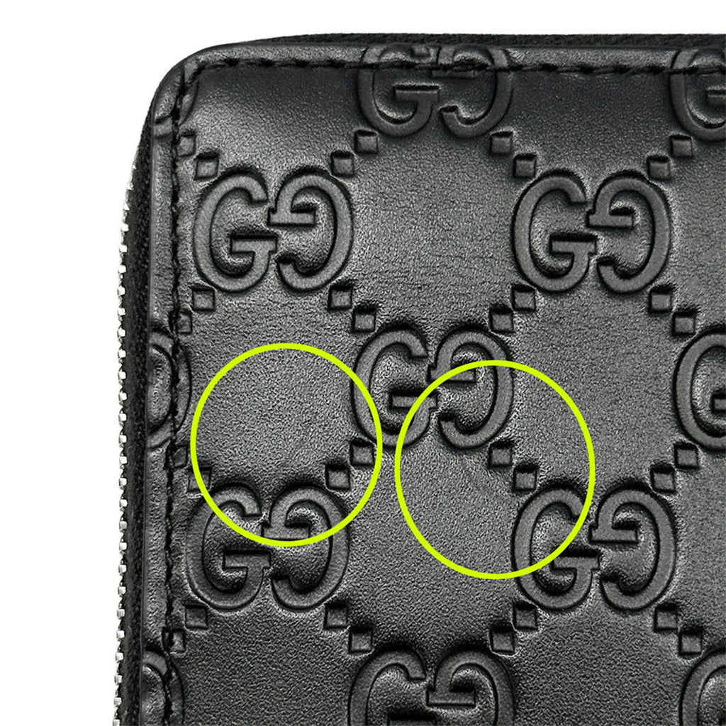 Gucci Black Leather Long Wallet (Bi-Fold) (Pre-Owned)