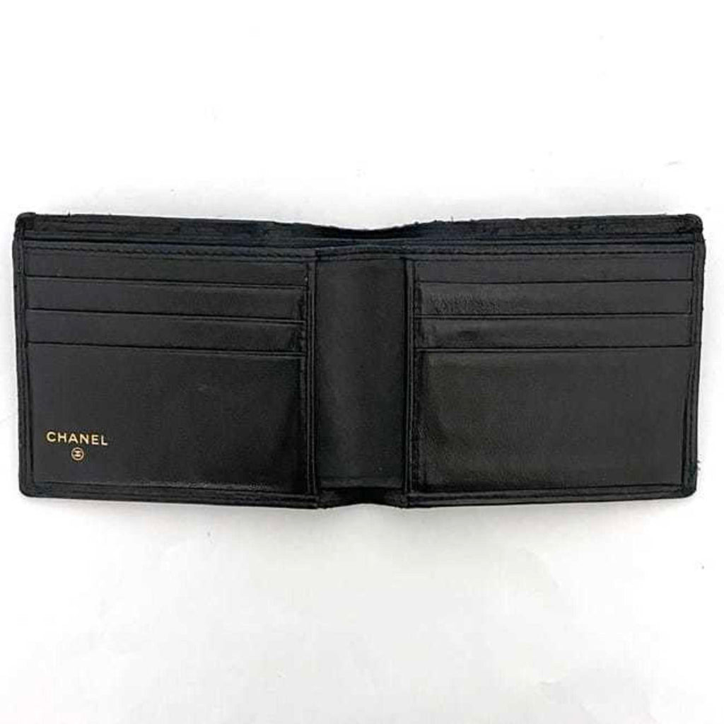 Chanel Black Leather Wallet (Bi-Fold)