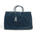 Chanel Black Leather Handbag Tote Bag
