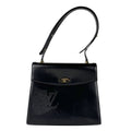 Louis Vuitton Noir Leather Shoulder Bag