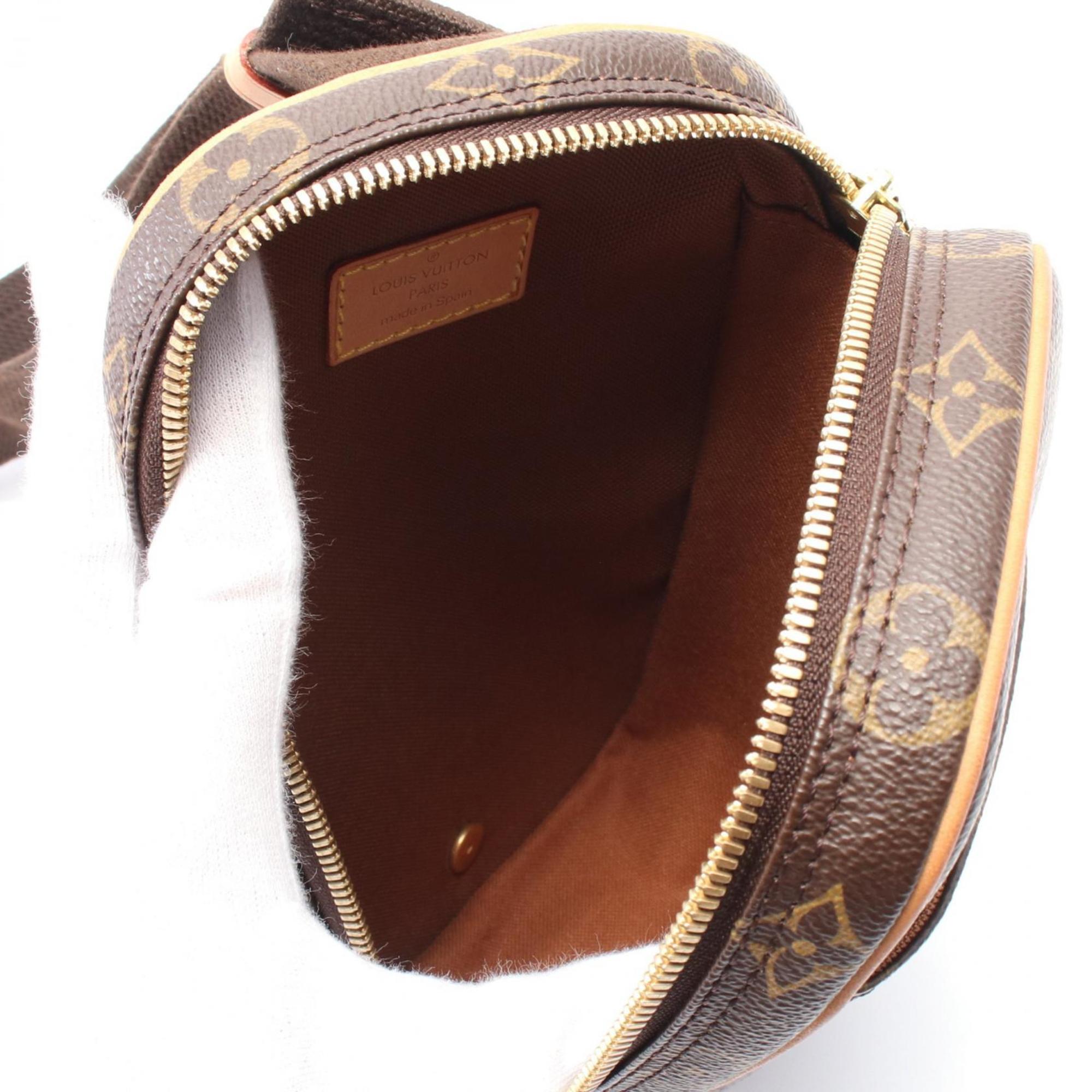 Louis Vuitton Brown Coated Canvas Leather Fanny Pack