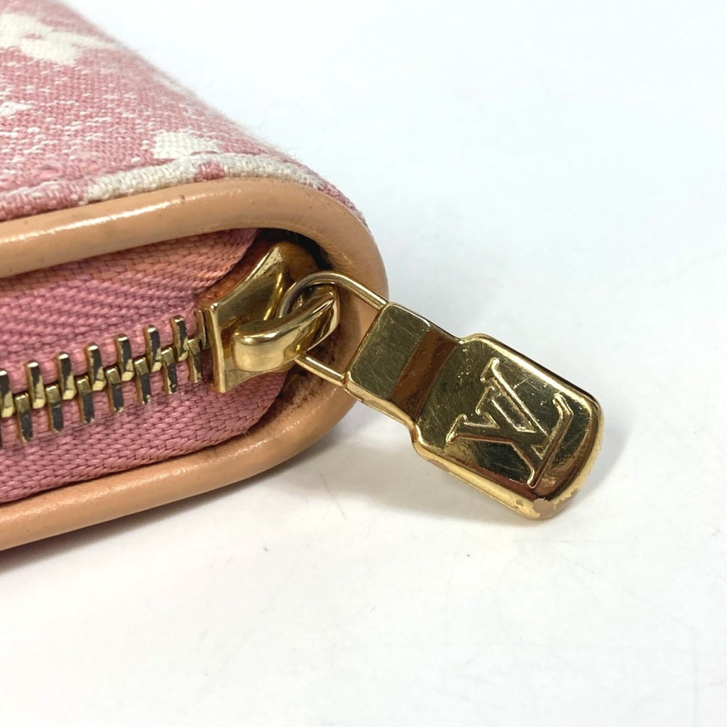 Louis Vuitton Monogram Denim Pink Monogram Denim Long Wallet