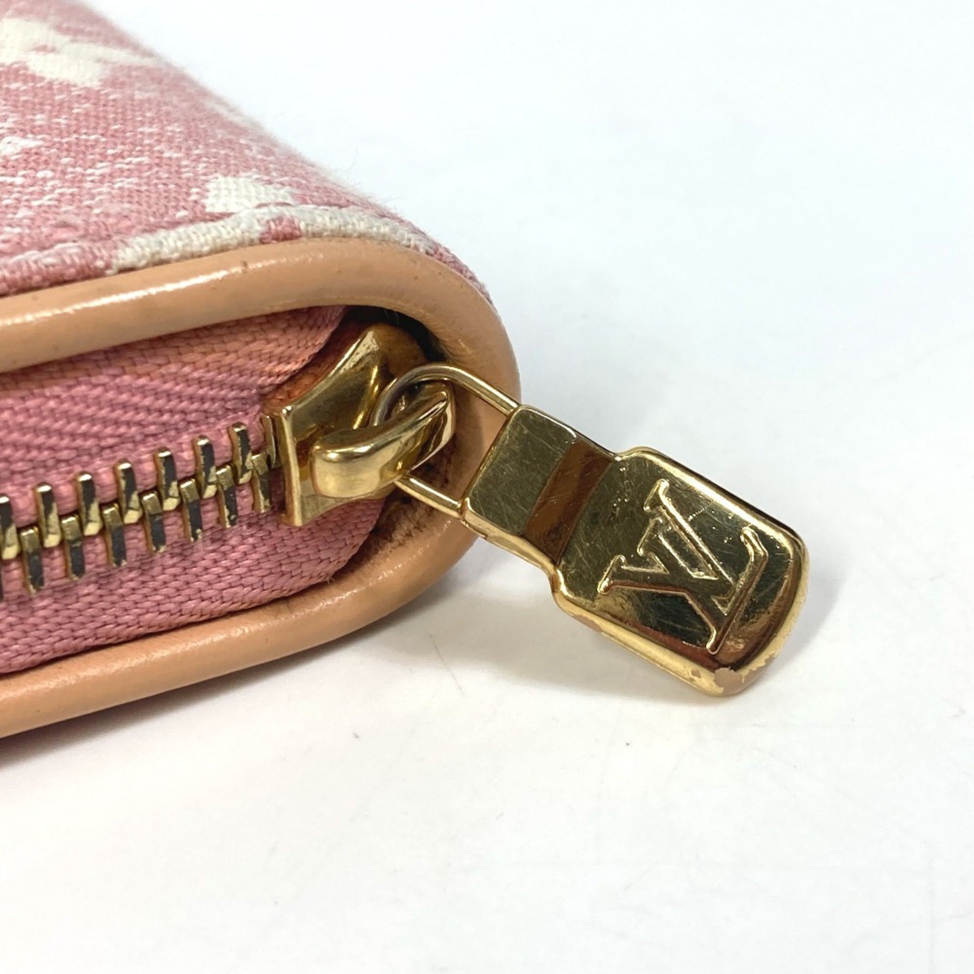 Louis Vuitton Monogram Denim Pink Monogram Denim Long Wallet