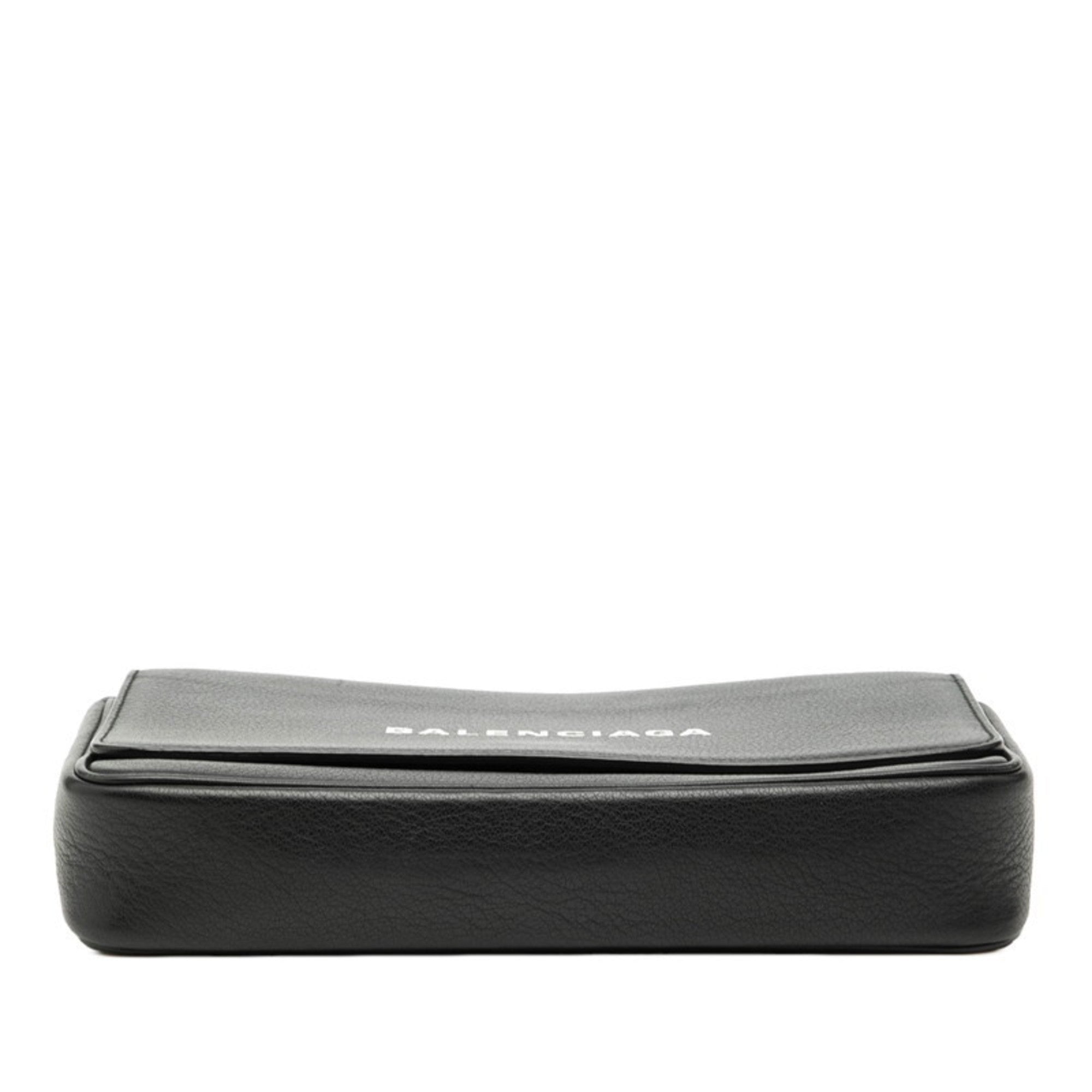 Balenciaga Black Leather Shoulder