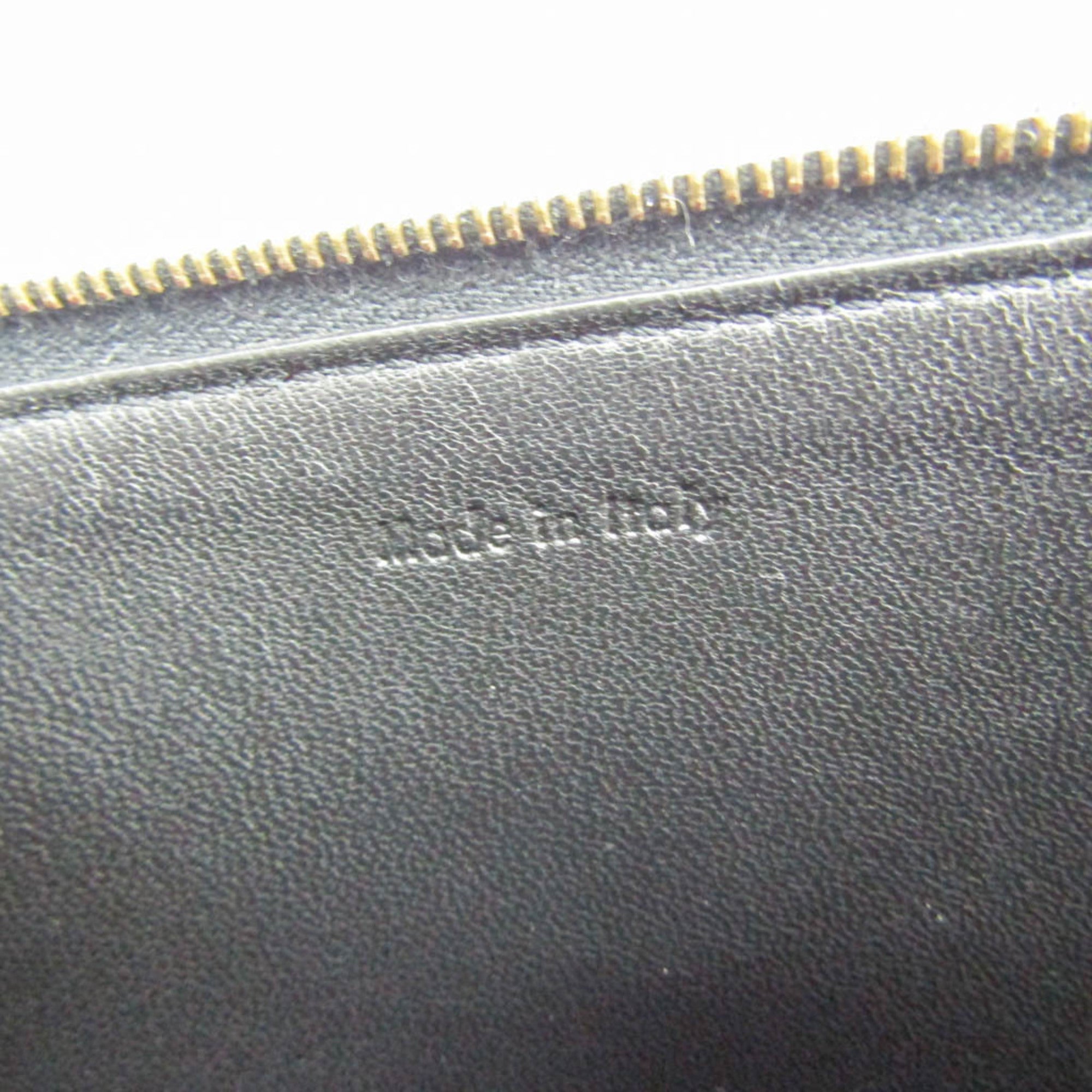 Celine Salmon Pink Leather Clutch Bag