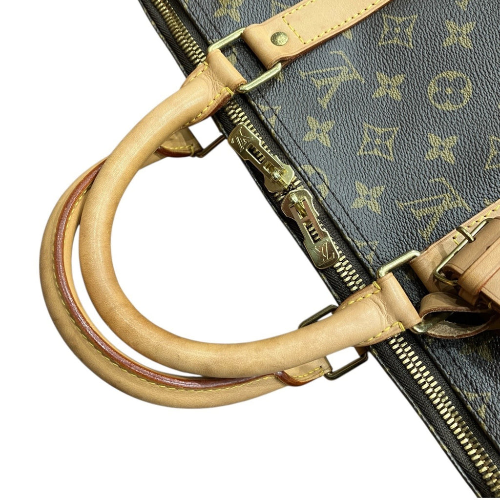 Louis Vuitton Brown Pvc Boston Bag