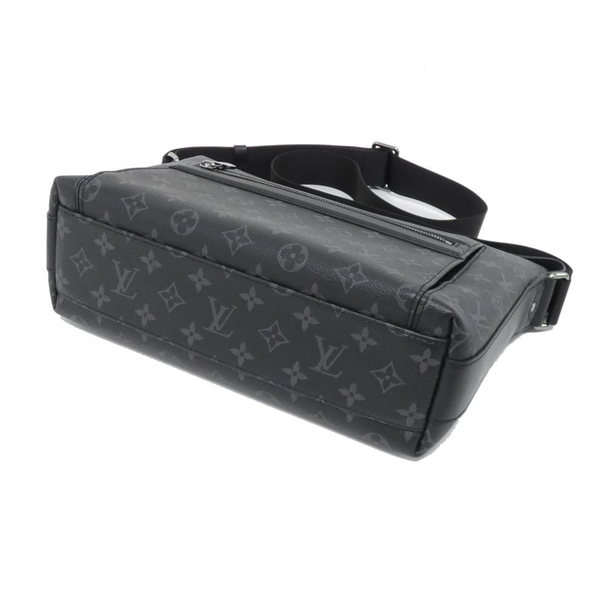 Louis Vuitton Black Coated Canvas Shoulder Bag