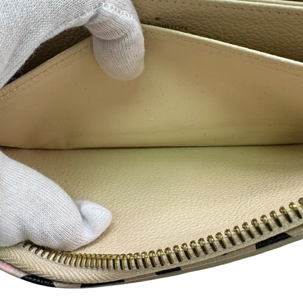 Louis Vuitton Beige Leather Long Wallet