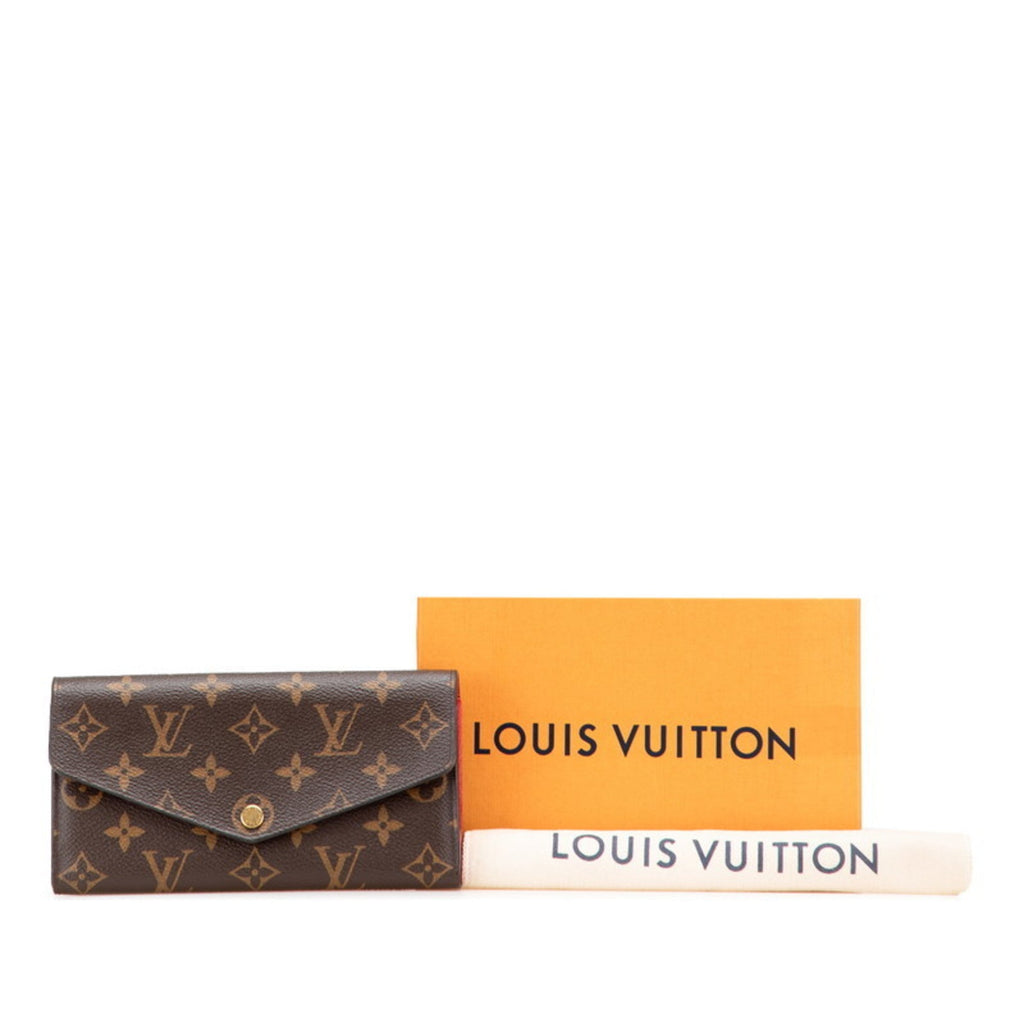 Louis Vuitton Monogram Brown Pvc Leather Long Wallet