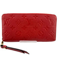 Louis Vuitton Monogram Empreinte Red Color Monogram Empreinte Long Wallet
