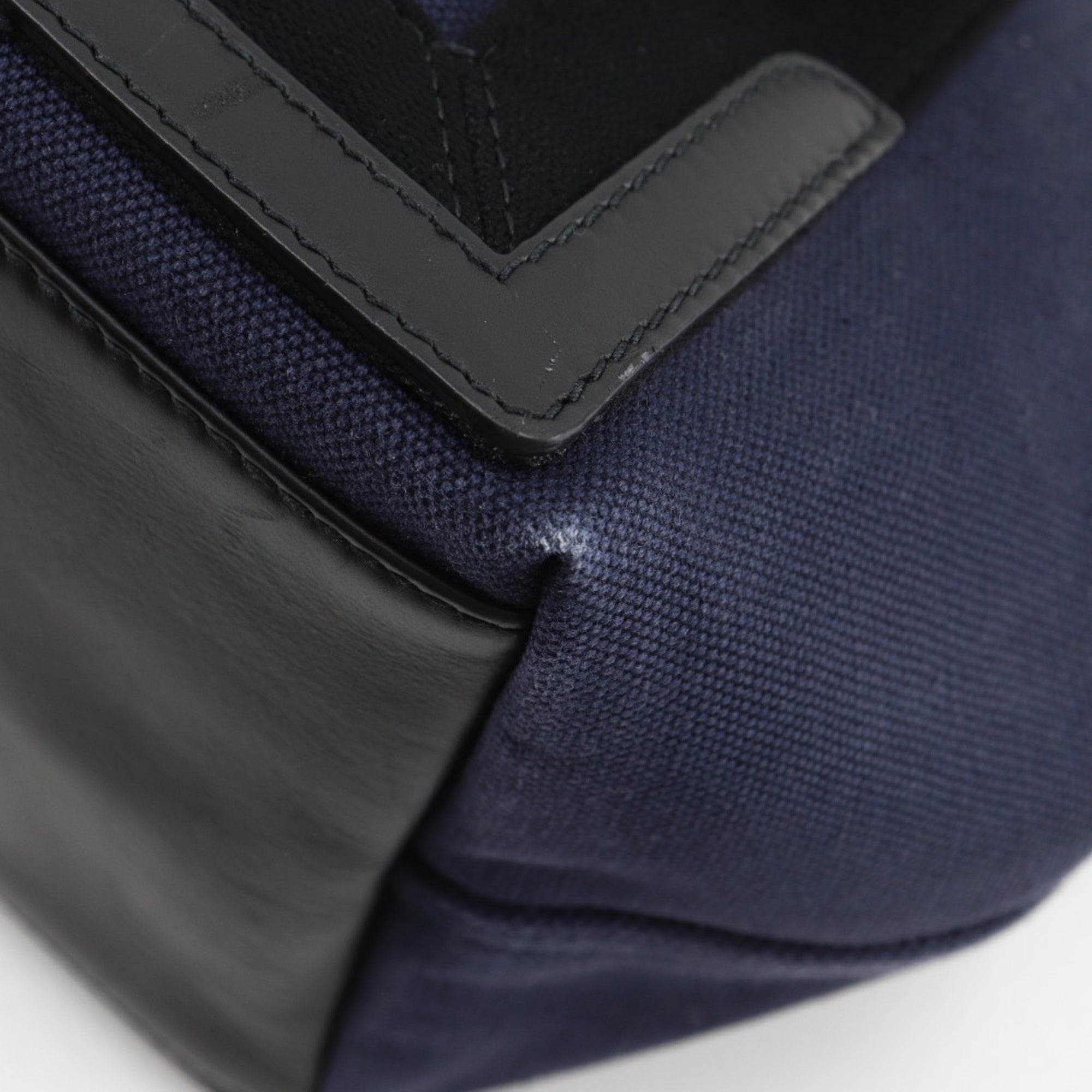 Balenciaga Navy Canvas Tote