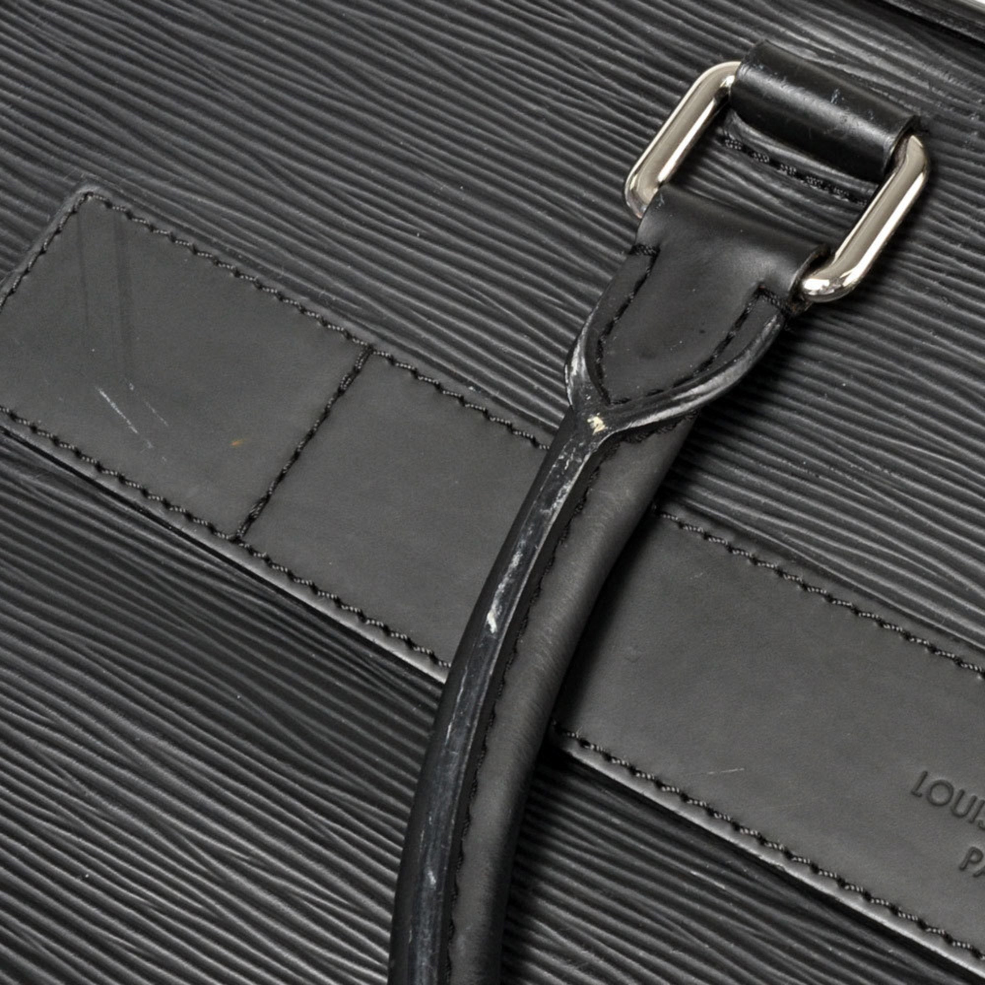 Louis Vuitton Black Noir Epi Leather Shoulder Bag